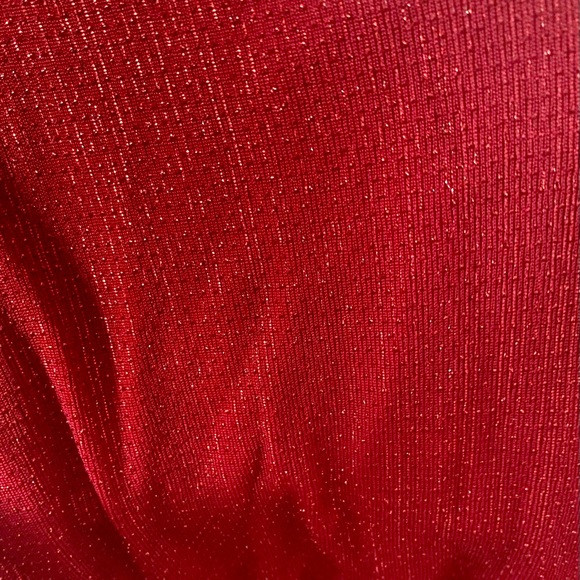 Fashion Nova “Mila Lurex” Maxi Dress Wine Size M - Picture 13 of 15